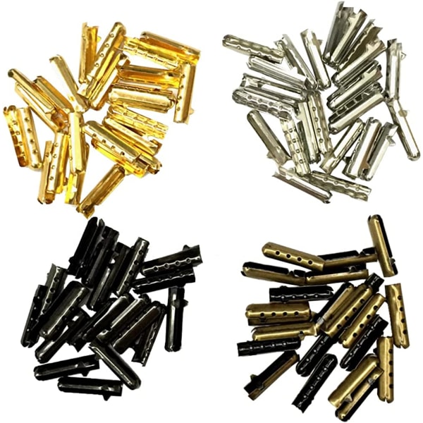 24 stk Metall DIY Skolisser Reparasjon Skolisser Tips Utskifting End