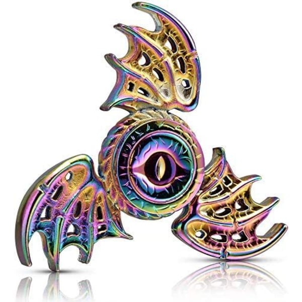 Regnbågsfärger, Dragon Wing Fidget Spinner Hand Toy Spe