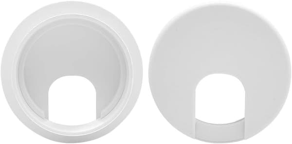 Kabelhul Dæksel 50mm Kabelarrangør til PC Desktop Computer Pla