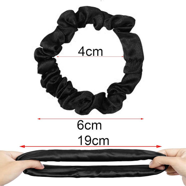 4 kpl (moniväriset ja kultaiset) silkkihiuslenkit, hiusnauhat, naiset tytöt Bobbles Scrunchies hiusnauhat siteet köydet Scrunchie hiuslisävarusteet naisille tai tytöille
