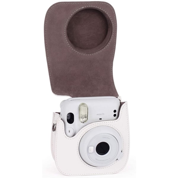 2Pieces (White) Leebotree kameraveske Kompatibel med Instax Mini