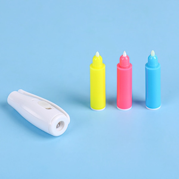 Invisible Ink Pen med UV-ljus Spy Pens Magic Pennor för barn