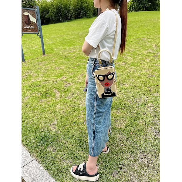 Nyhed 3D Dame Designer Læder Håndtaske Skuldertaske Crossbody