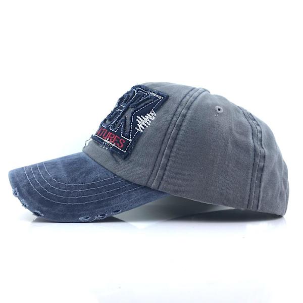 ROCK Broderad basebollkeps Bomullsanka keps Utomhus solhatt