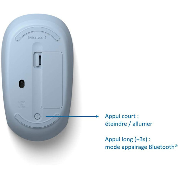 Bluetooth-mus - Bluetooth-mus för PC, bärbar dator kompatibel med