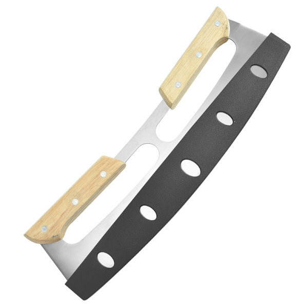 33,5 cm pizzaleikkuri, keinuva pizzaleikkuri kaksoispuukahvalla
