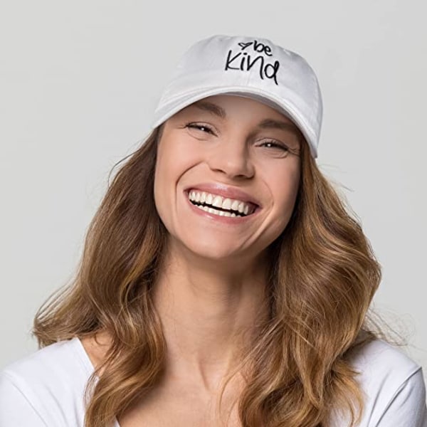 Be Kind Trendy Dame Baseball Cap Unisex Fashion Bomuld Polo