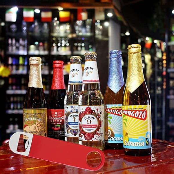 1 st röd ölflasköppnare, barnyckel för bartender, simp