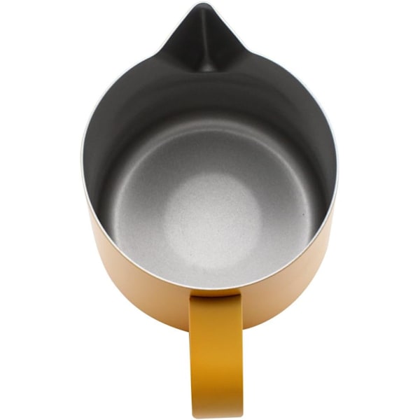 Rustfrit stål mælkeskummerkande til kaffe, latte og mælk 600 ml