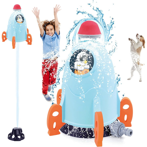 Vandsprøjte-legetøj, roterende sprinklerlegetøj, vandingsraket, sommer