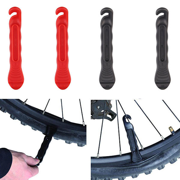 4-delad cykel däck dragstång - högkvalitativ härdad plast