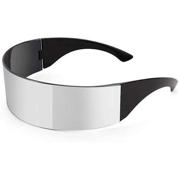 Festsolglasögon allt-i-ett futuristiska skuggnät solglasögon