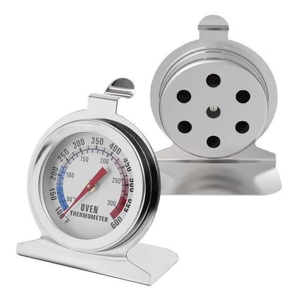Ovnstermometer for grillrøyker BBQ 50-300°C/100-600°F