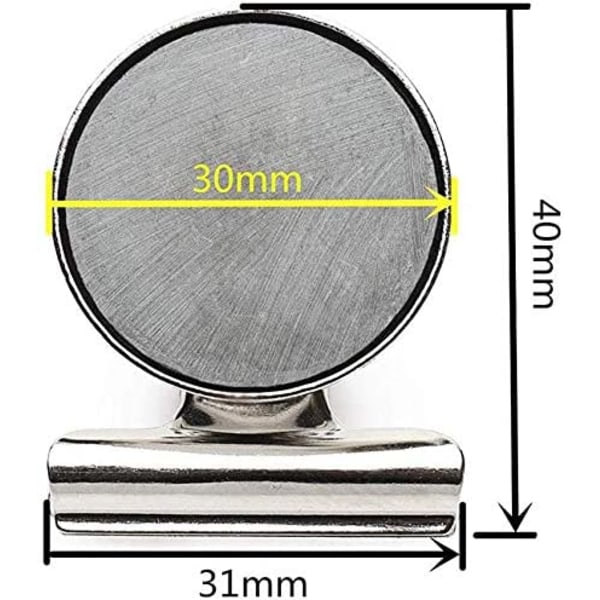 Magneettiset pidikkeet 24 kappaleen pakkaus Magneetit jääkaapin jääkaappimagneetteihin,