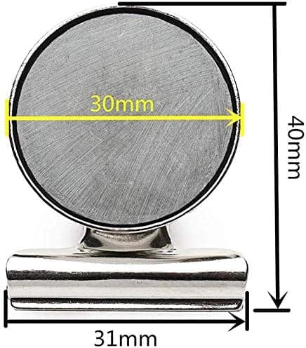 Magnetiska klämmor 24-pack magneter för kylskåp kylskåpsmagneter,