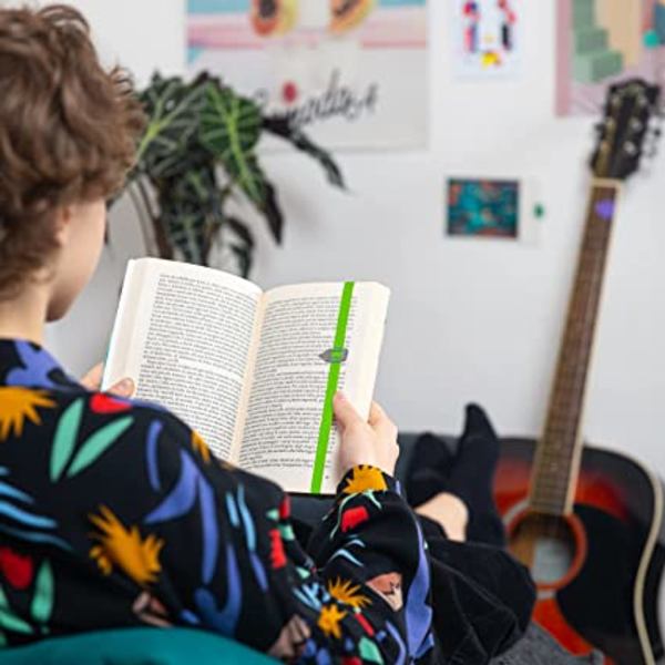 Joustavat kirjanmerkit (vihreät) sopivat täydellisesti mihin tahansa kirjaan, toimistoon - fem