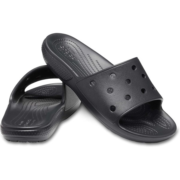 Classic slip-on åpen tå sandal Hybrid Black (One Piece) 37-38