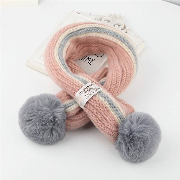 Barn Scarf Pojkar Flickor Vinter Varma Halsdukar Halsvärmare