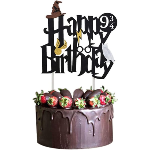 Syntymäpäiväjuhlakoristeet, ilmapallo Happy Birthday Banner Cake C