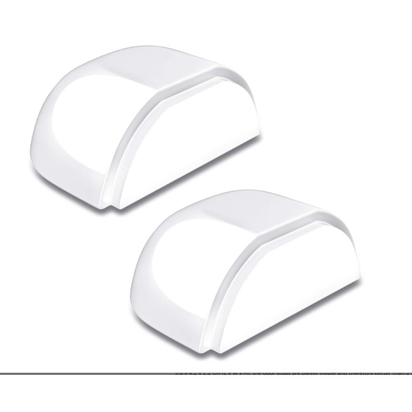 Oven pysäyttimet, [2 kpl pakkaus] Läpinäkyvät ovensulkimet ja tulpat