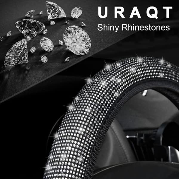 Bling rattdeksel, kvinners diamant rattdeksel U