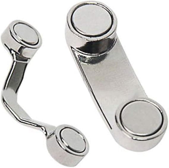 2 st magnetiska glasögonklämmor - rostfritt stål