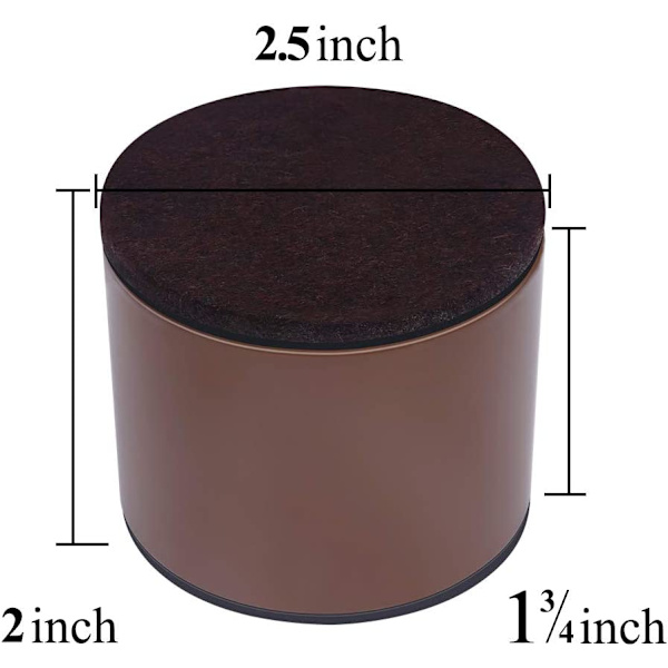 5 cm kulstofstål møbelforhøjer, 6 cm kulstofstål sengforhøjer, F