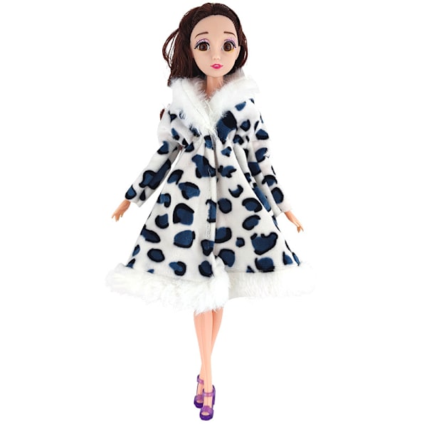 8 st 30cm dockkläder Barbie vintertröja dockkläder