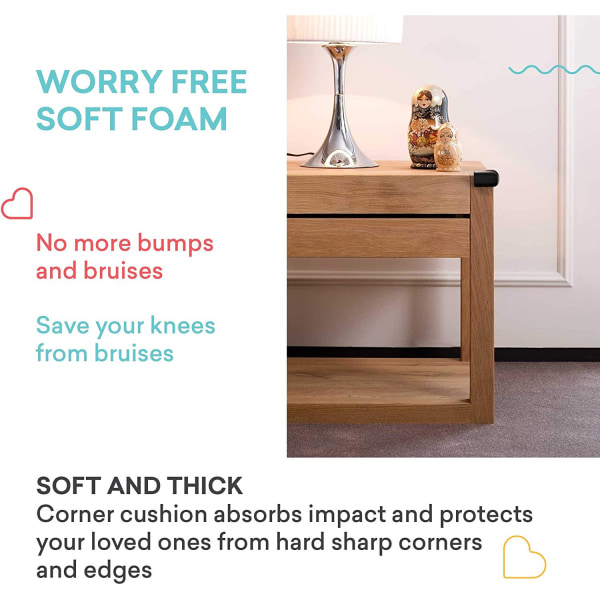 8 st stötfångare hörn pads baby skydd baby stötfångare glas t