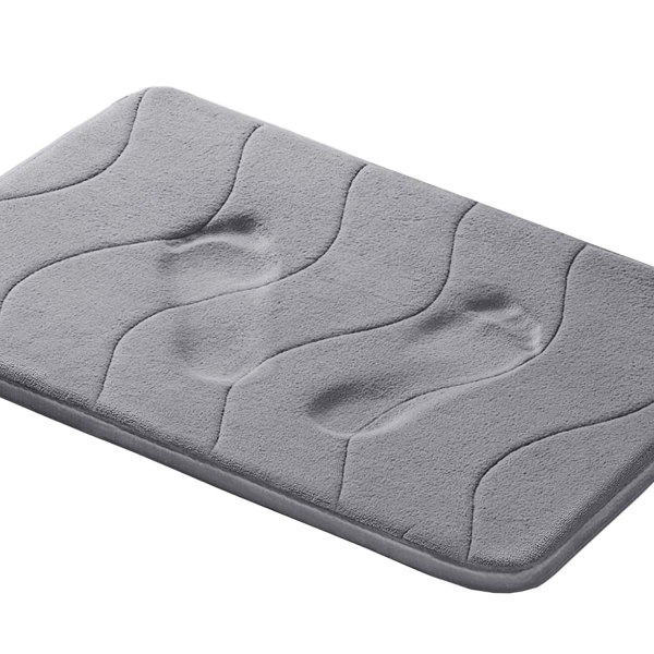 Flannel Memory Foam Gulv Måtte Badeværelse Køkken Anti-Slip Abs