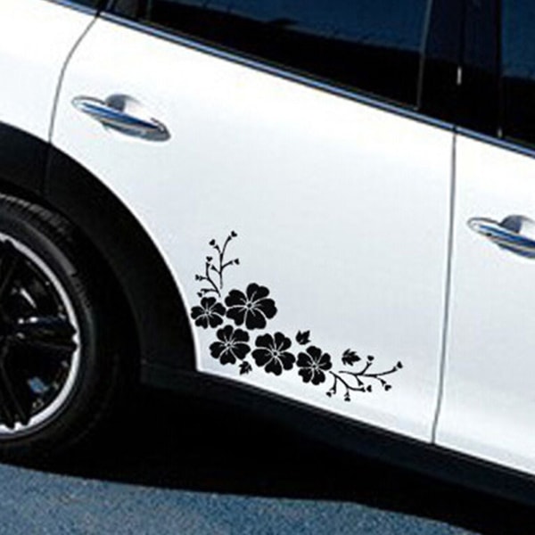 Aftageligt Black Float Car Sticker Vandtæt Sticker Vehicle Str