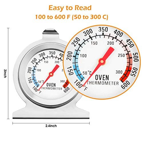 Ovntermometer til grill, ryger, BBQ 50-300°C/100-600°F