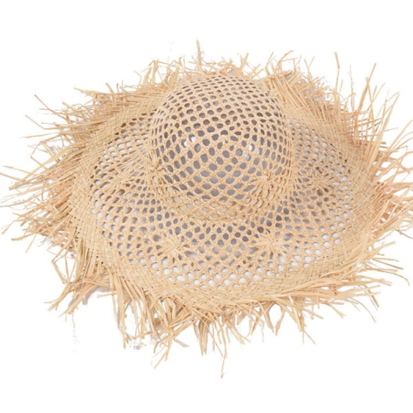 Hollow Out Beach Hat Rafi Woolen Straw Hat (Medical Material 58