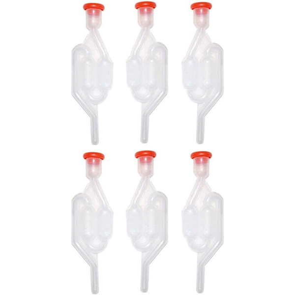 6 kpl fermentointipulloa, fermentoinnin poistoventtiili, kupliva koti