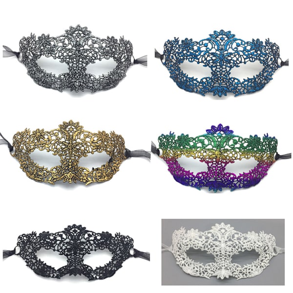 Lady of Luck Venetian Mask för män, Halloween Party Prom Venetia