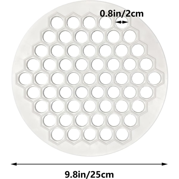 61 Hull Ravioli Form Pasta Form Rundt Bakverk Verktøy Dumpling Maker