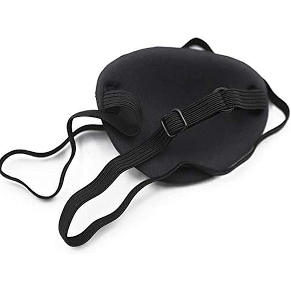 Svart enkel ögonmask, piratskalle korsben ögonlapp