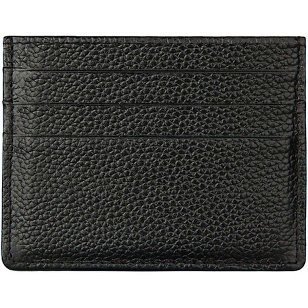 RFID-blockerande äkta läder unisex slim kreditkortsfodral