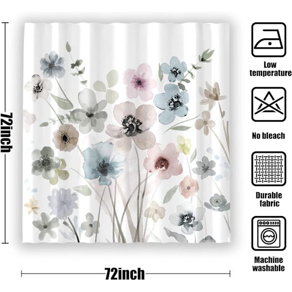 Blomster bruseforhæng Boho bruseforhæng Hvid bruseforhæng