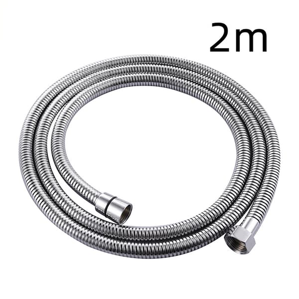 2m rustfrit stålslange til bruser, anti-twist, standard bruseslange