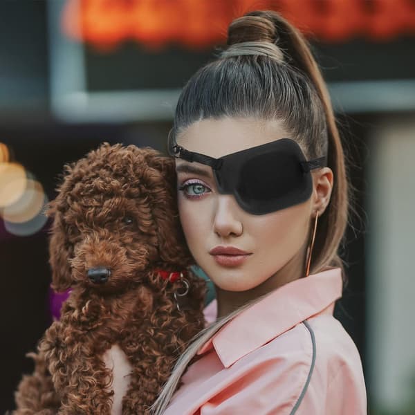 2 stk. Justerbar Lazy Eye Patch til venstre øje og amblyopi og