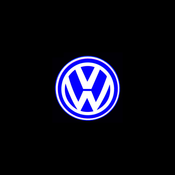 2x Led Yhteensopiva Volkswagen Door Light Logo Projektorien kanssa Light