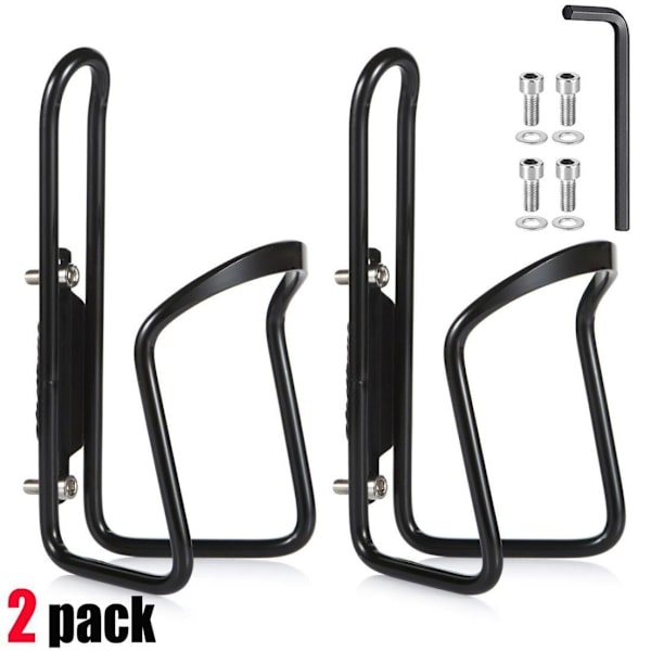2 stk. Vandflaskeholdere, Basic MTB Cykel Cykel Legering Aluminium