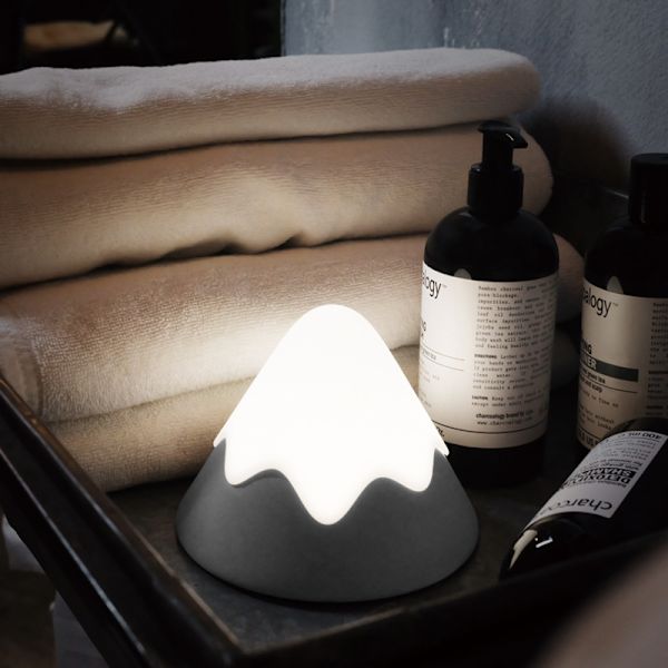 Snöbergsinduktionsnattlampa pat tidsinställd bordslampa usb cha