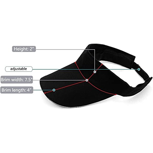 Visor Cap Anti UV Kvinde Visor Cap Mænd Sol Visirer Anti-Sol Strand