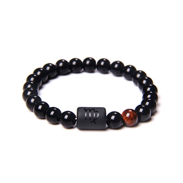 Armbånd Par perlearmbånd elastisk armbånd (Virgo)