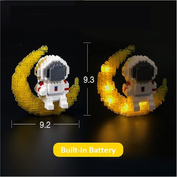 Astronautti Mini Rakennuspalikat Mikro Rakennussarjat Lapsille