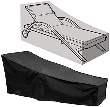 1 lepotuolin suojus (musta, 210 * 75 * 40 * 80 cm), ho