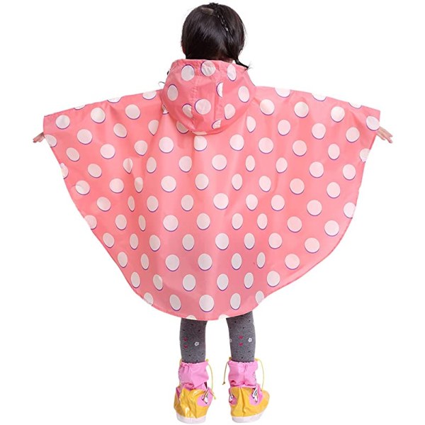 Lasten sadeponcho hupullinen takki sadetakki (iso)