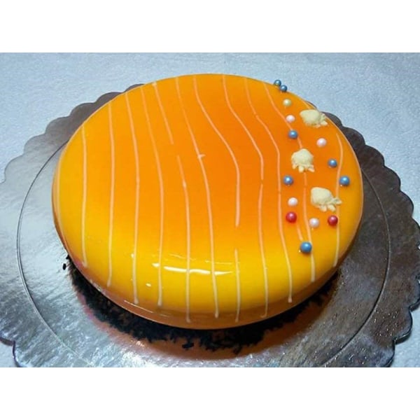 Silikon rund kakeform for mousse, chiffon, godteri, gelé, is